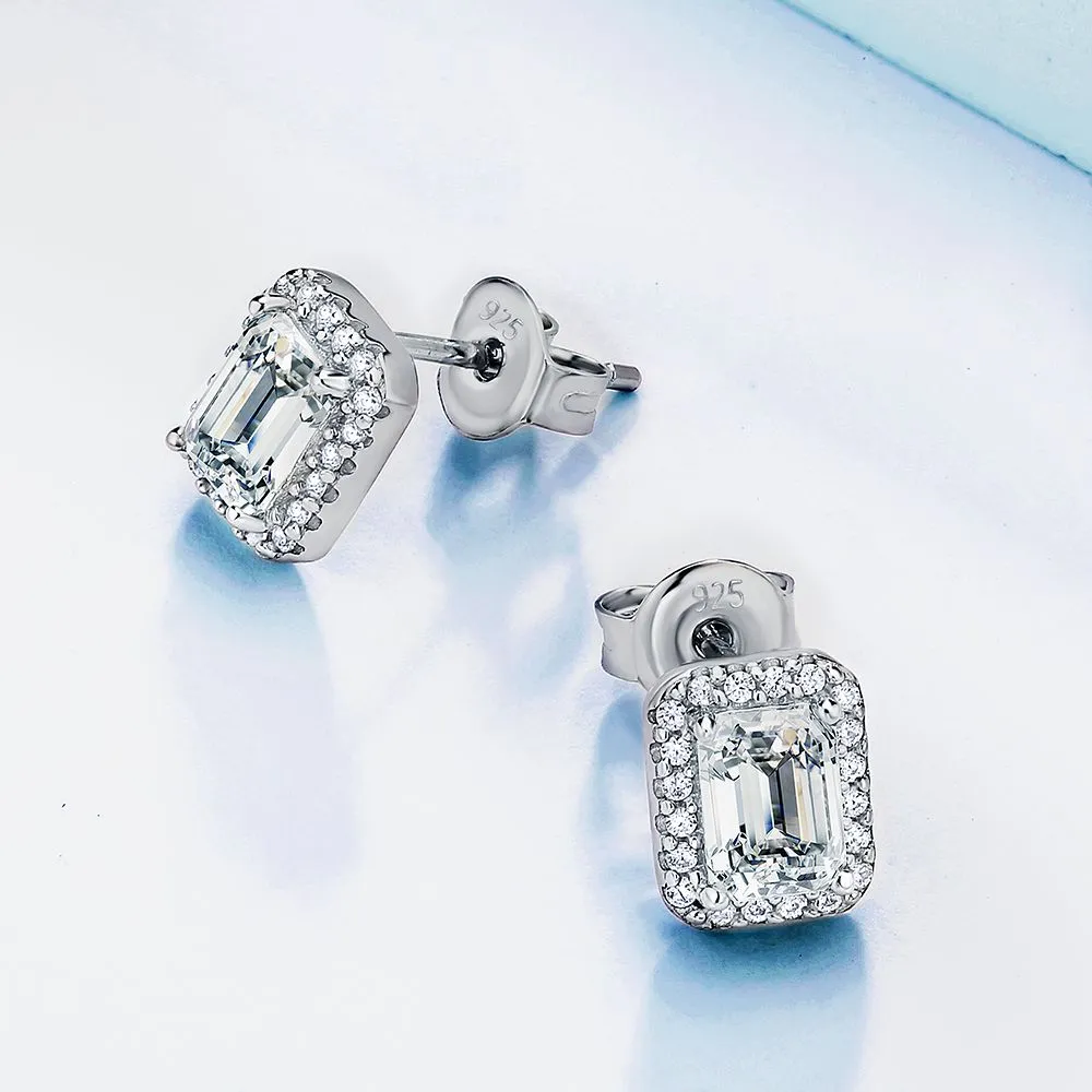 0.5 Carats *2 VVS1 Moissanite Stud Earrings for Women