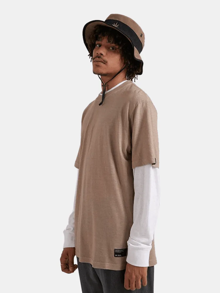 Afends Classic Hemp Retro Fit Tee - Sand