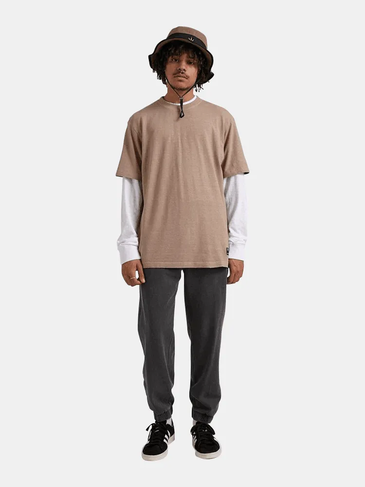 Afends Classic Hemp Retro Fit Tee - Sand