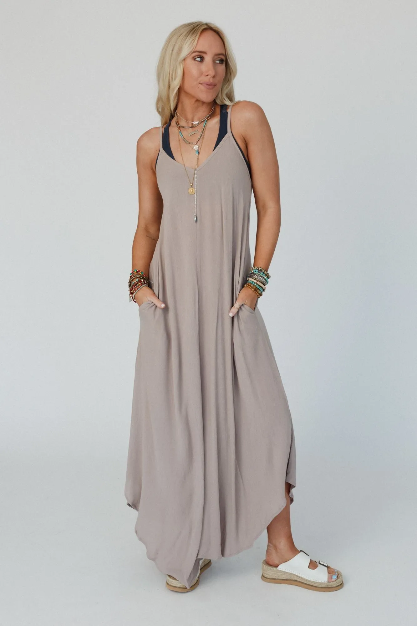 Another Level Maxi Dress - Ash Mocha