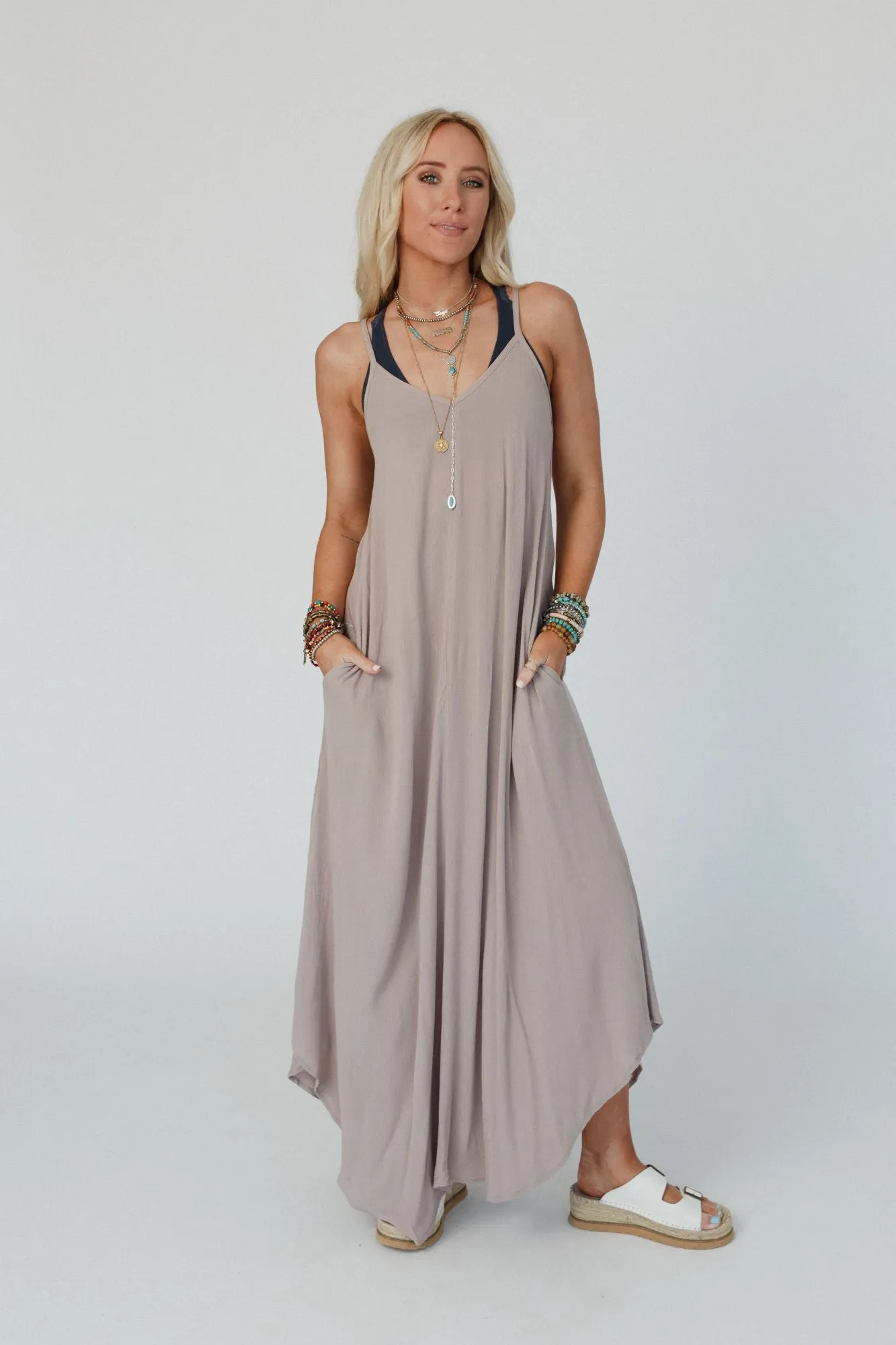 Another Level Maxi Dress - Ash Mocha