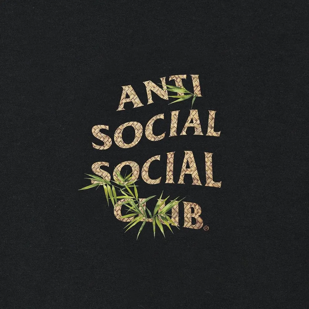 AntiSocialSocialClub BAMBOO BLACK HOODIE -BLACK