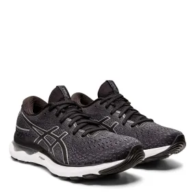 Asics Gel Nimbus 24 Women Black Silver   