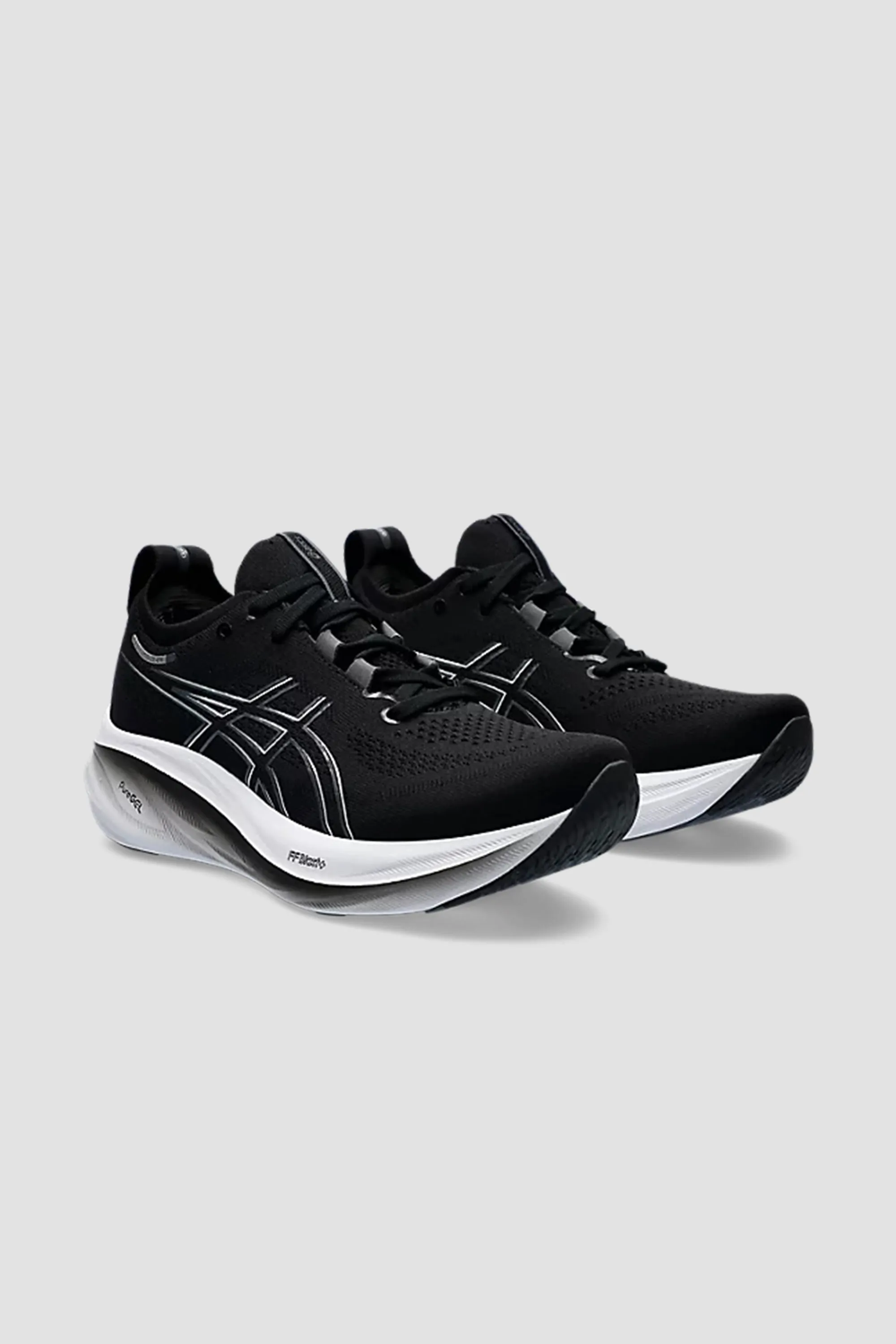 ASICS Women's Gel-Nimbus 26 Sneaker in Black/Graphite Grey