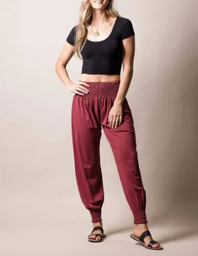 Bamboo Taj Pants - Tibetan Red