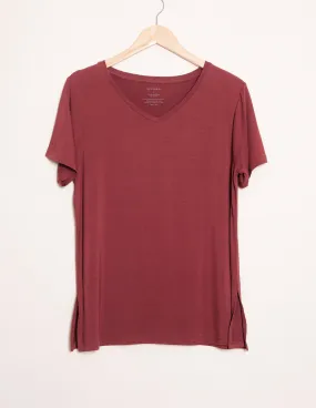 Bamboo V-Neck Sleep Tee