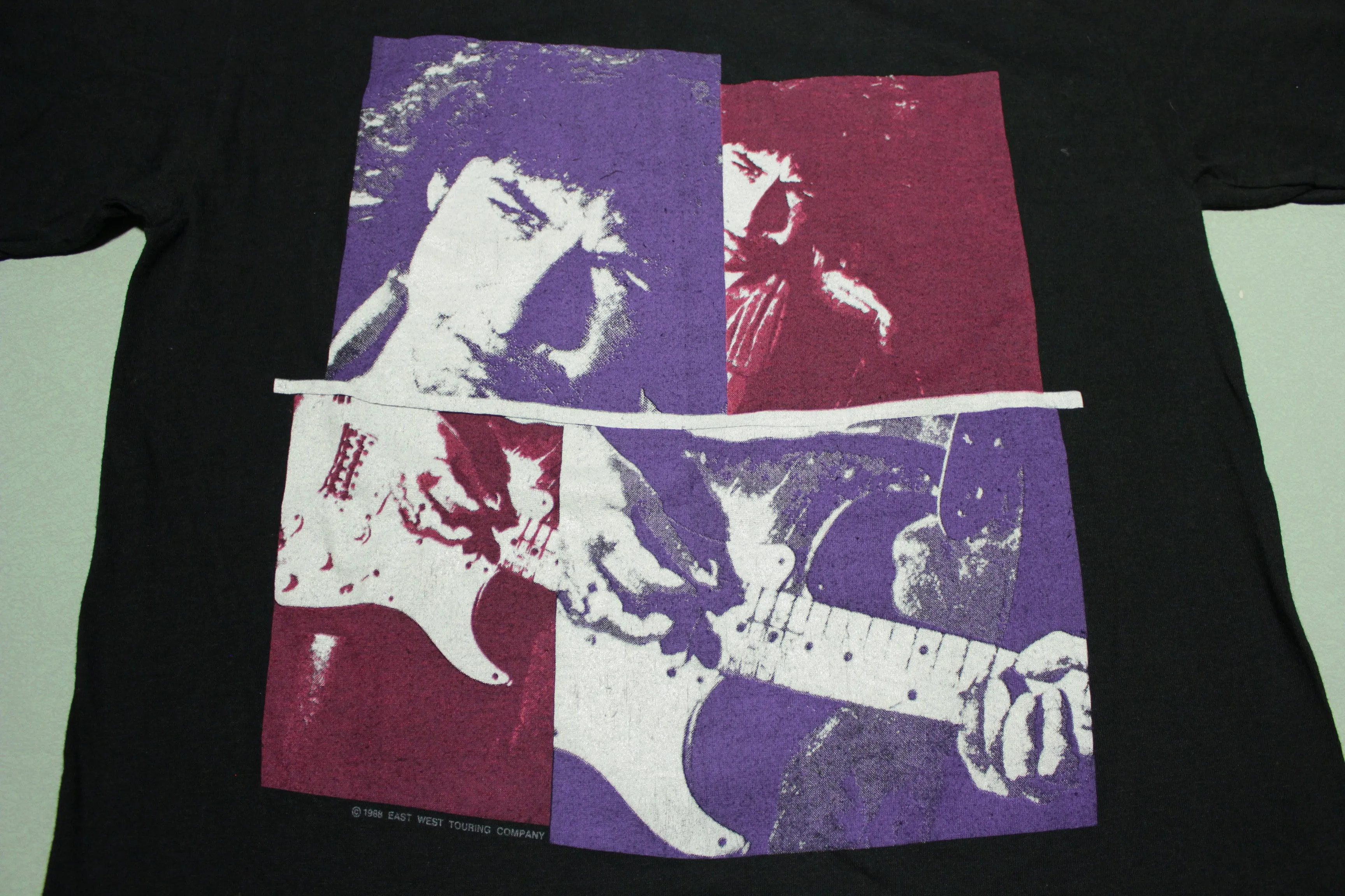 Bob Dylan 1988 Vintage G.E Smith 80's Concert Tour T-Shirt