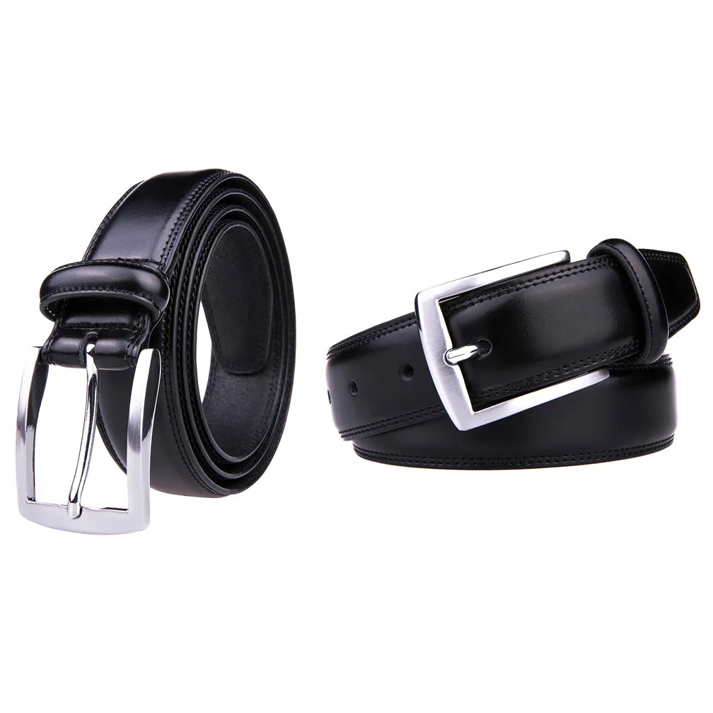 Braveman Men's Classic Genuine Leather Dress Belt