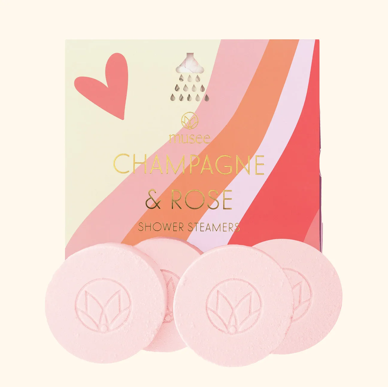 Champagne & Roses Shower Steamers