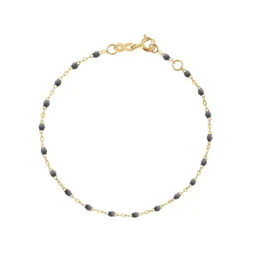 Classic Gigi Grey bracelet, Yellow Gold, 5.9"