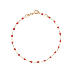 Classic Gigi Poppy bracelet, Rose Gold, 5.9"