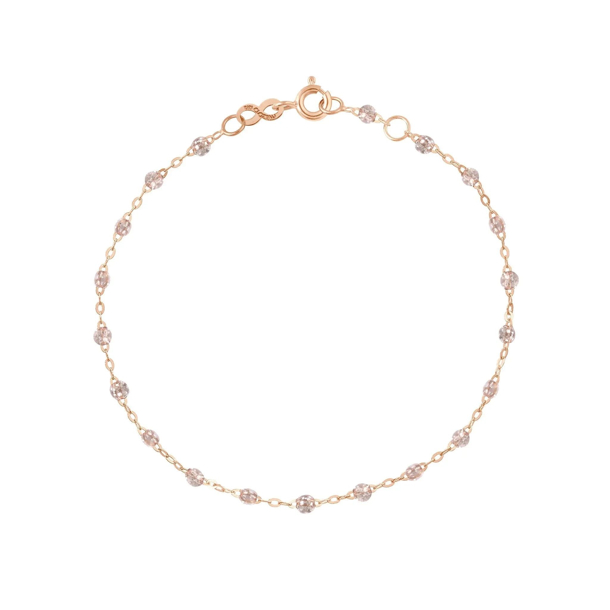 Classic Gigi Sparkle bracelet, Rose Gold, 7.5"