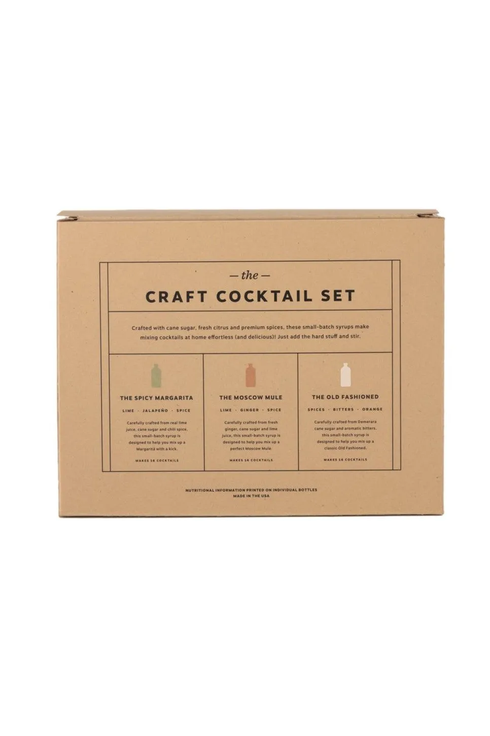 COCKTAIL SYRUP 3PACK SET