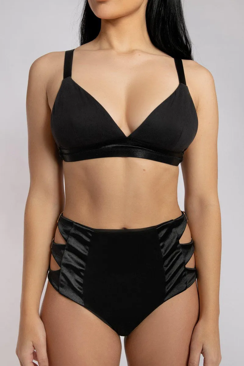 CXIX Aphrodite Triangle Top - Black