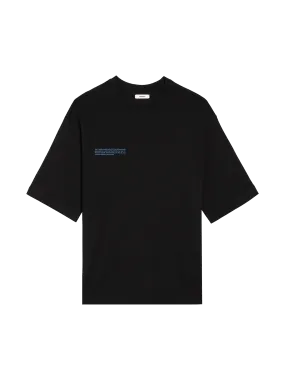 In Conversion Cotton Boxy T-shirt—black