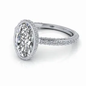 Josie No. 1 Oval Lab Grown Diamond Engagement Ring