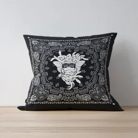 Medusa Throw Pillow