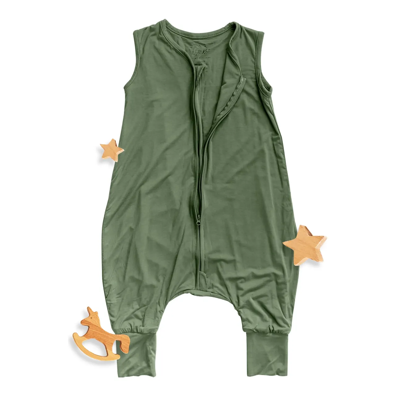 nyte nyte baby lightweight sleep sack | basil