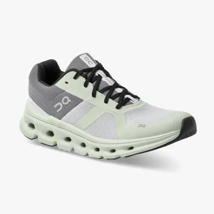 'On Running' Women's Cloudrunner - Frost / Aloe