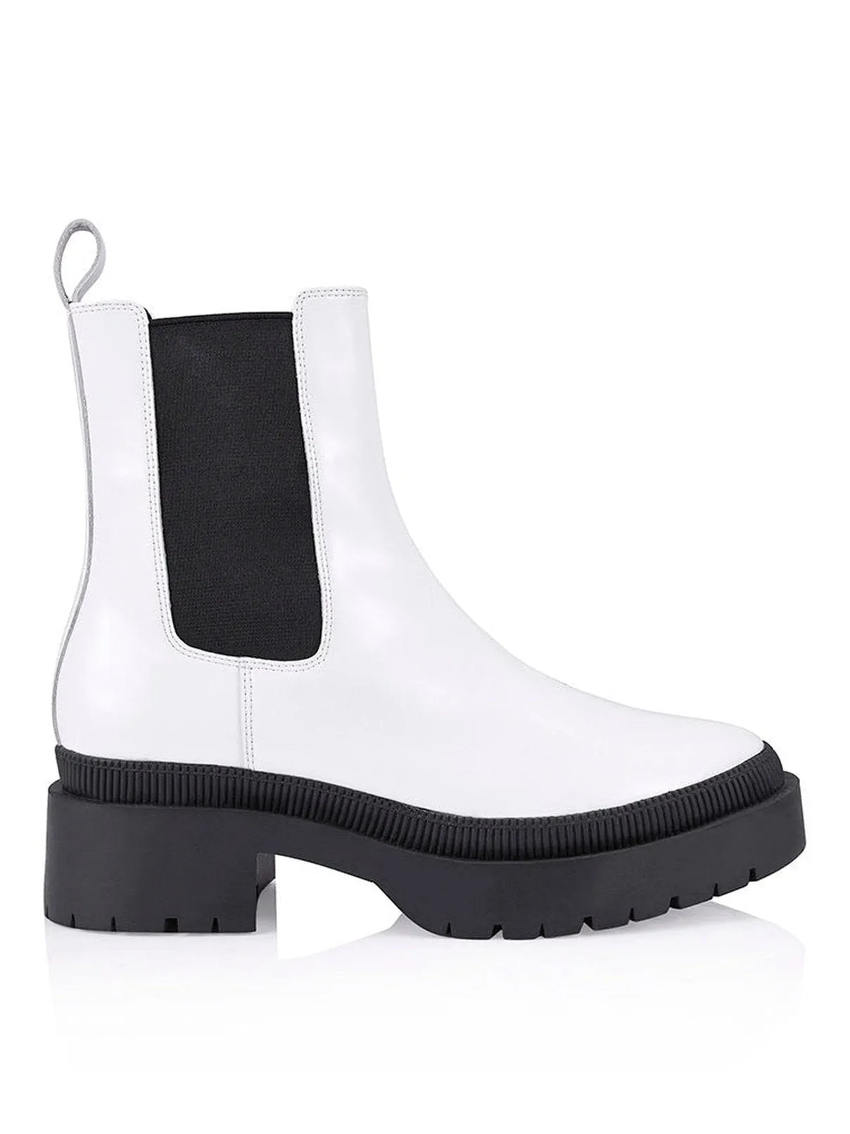 Orielly Combat Chunky Boots - White Box