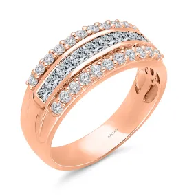 Rose Gold Diamond Legendary Ring