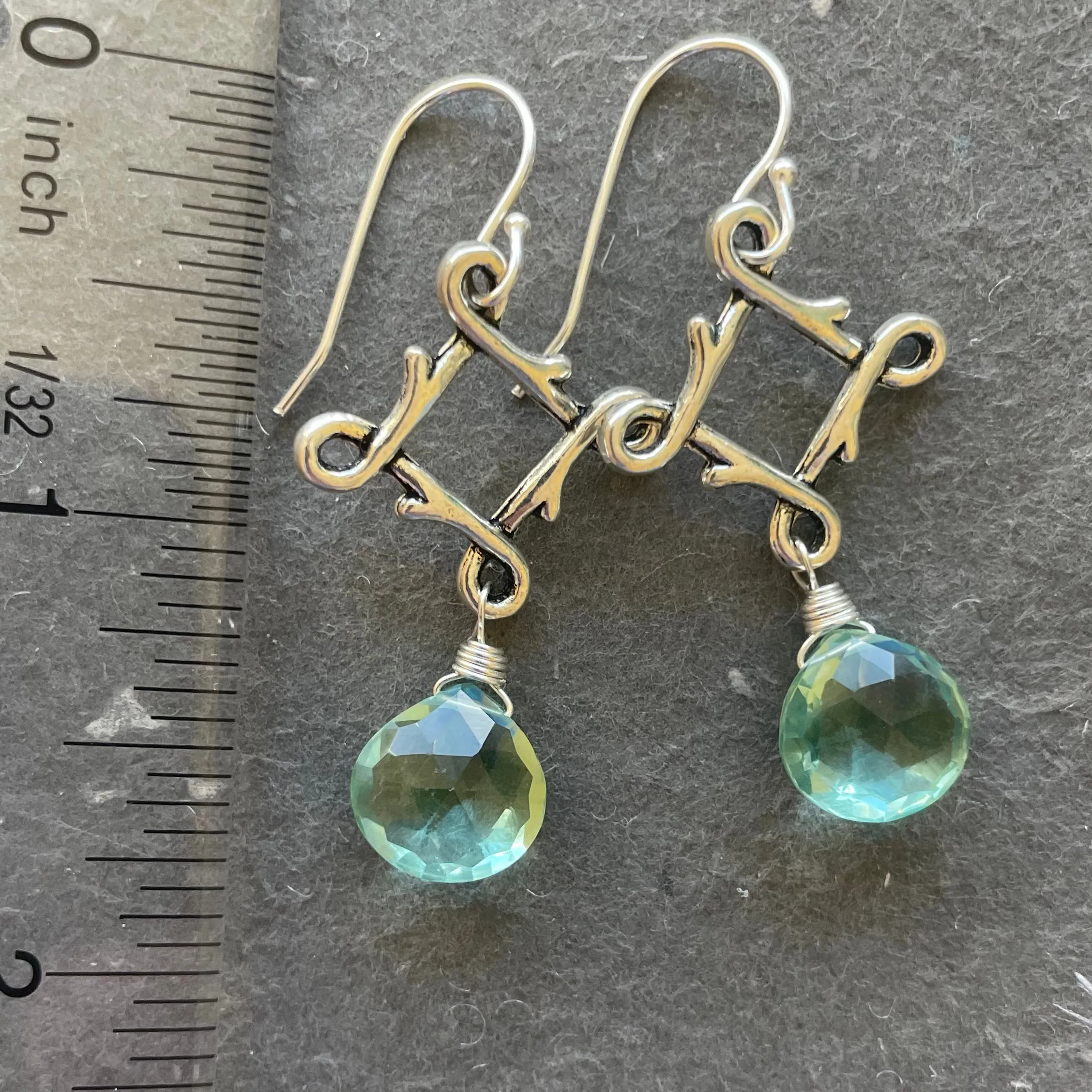 Seafoam Celtic Dangles