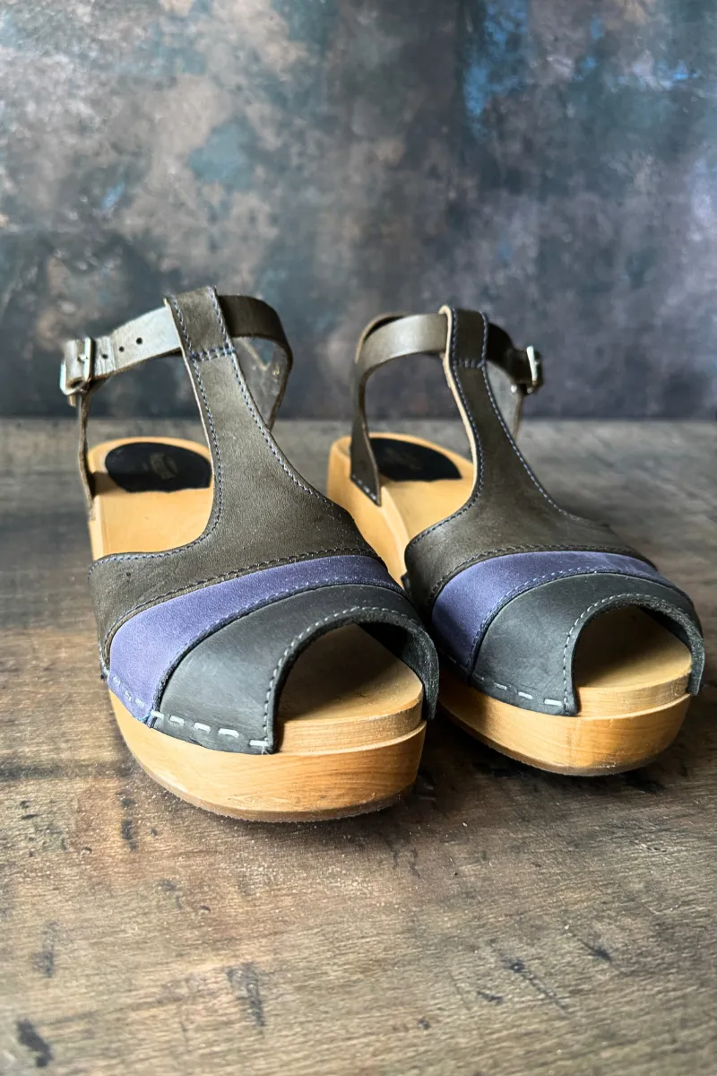 Swedish Hasbeens 90's T-Strap Wedge