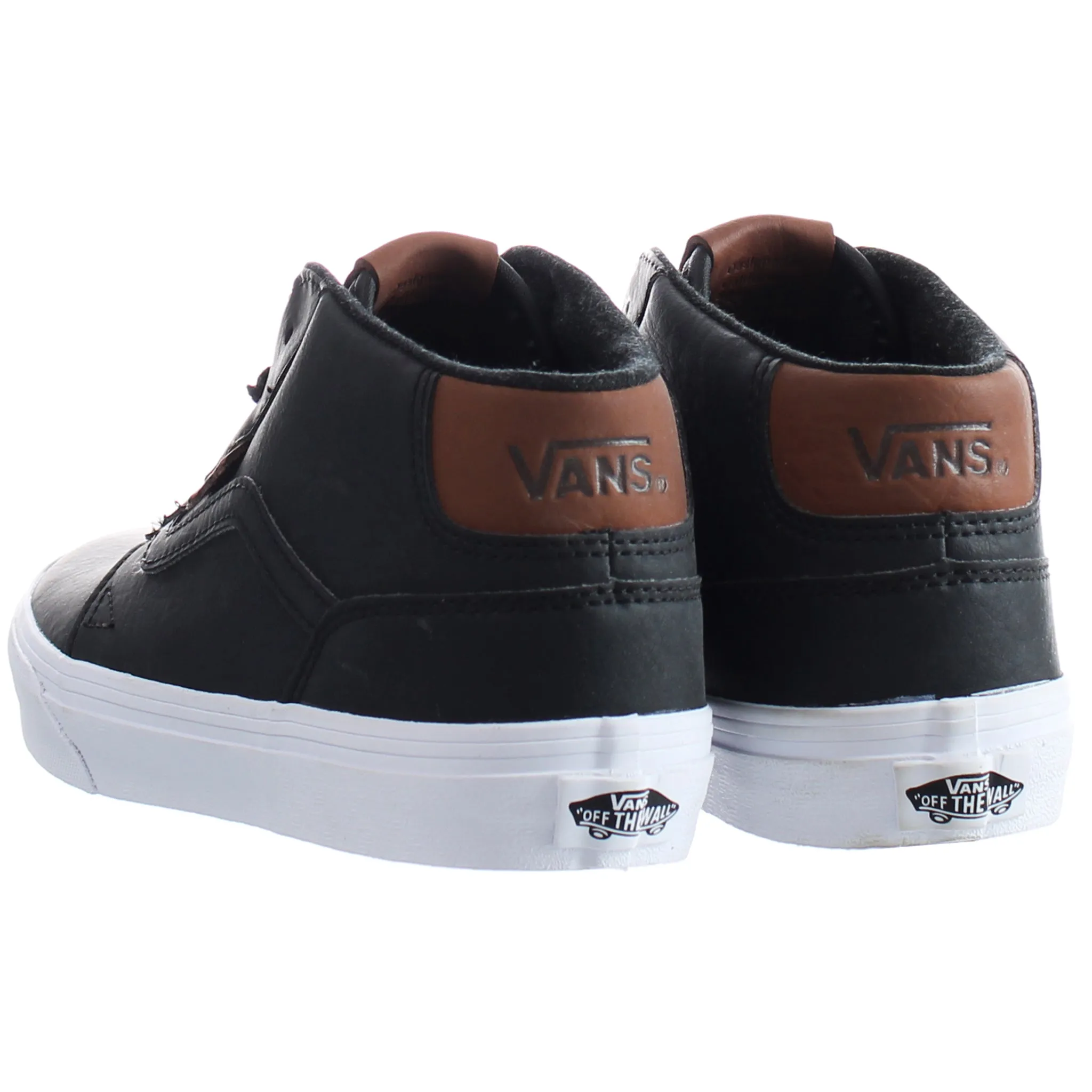 Vans Chapman Mid Lace-Up Black Synthetic Kids Plimsolls 38J4K55